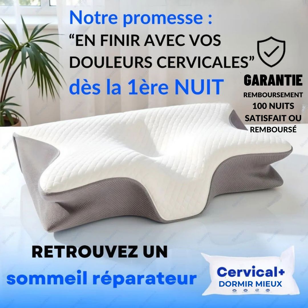 Oreiller Ergonomique Cervical+ NuitZen 