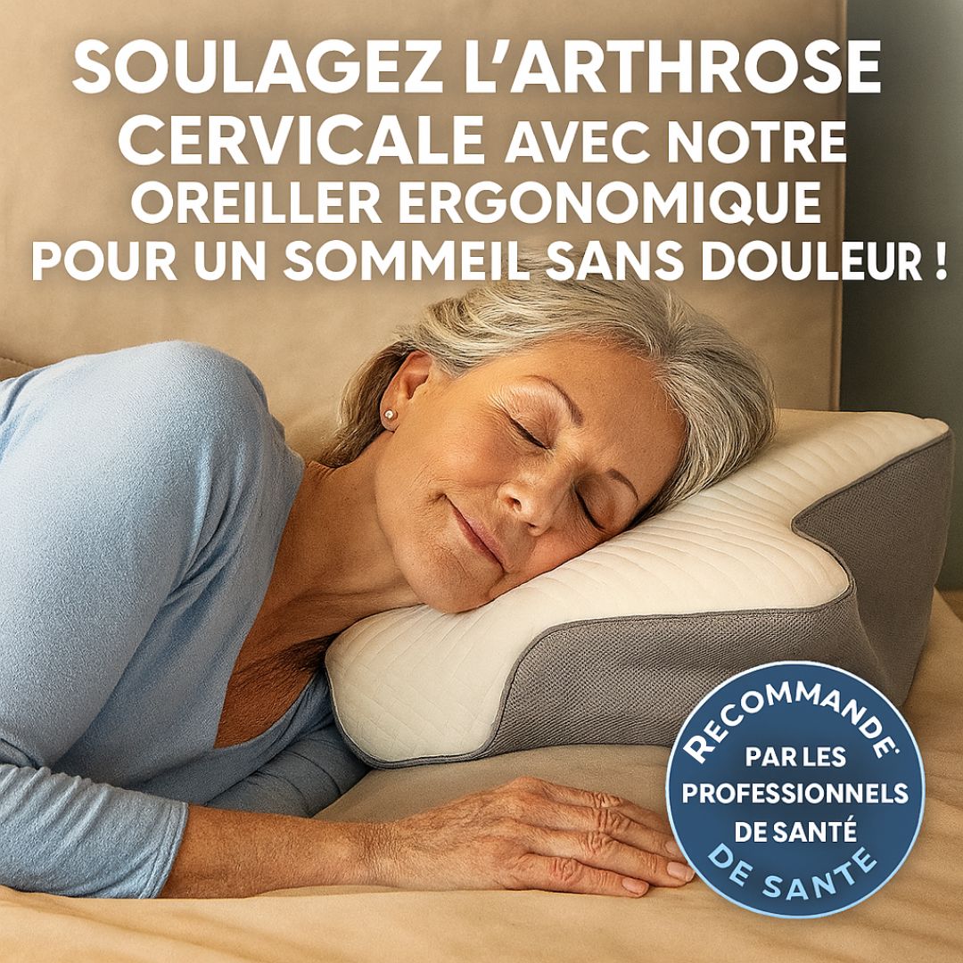 Oreiller Ergonomique Cervical+ NuitZen 