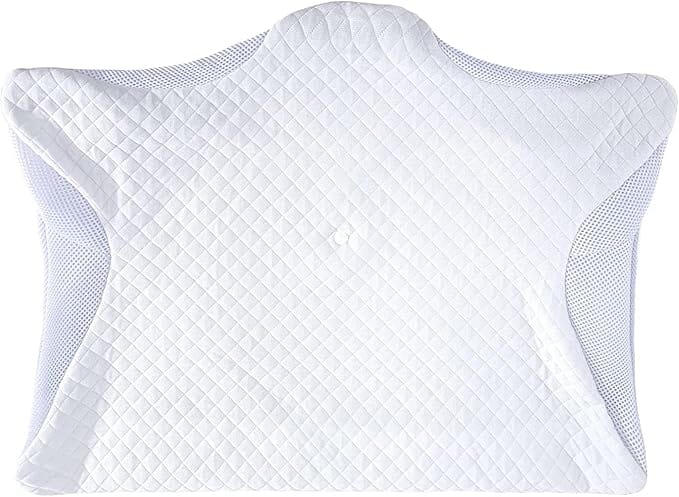 Taie d'oreiller de Rechange Lavable en Machine, Respirant NuitZen Blanc 